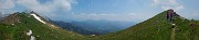 64 Panoramica sulla cresta del Monte Campo...